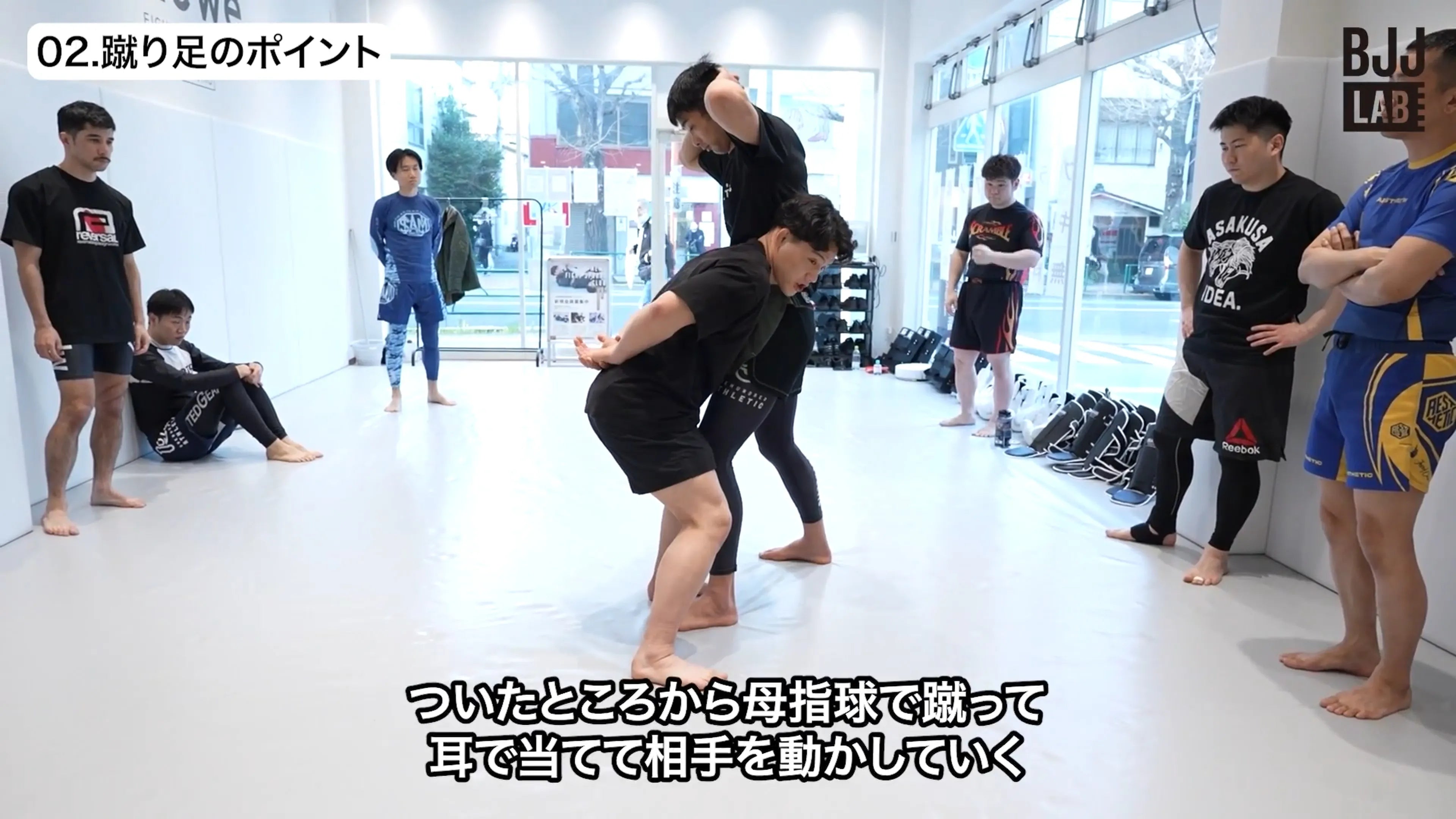 グラップリングにアジャストした両足&片足タックル|安楽龍馬