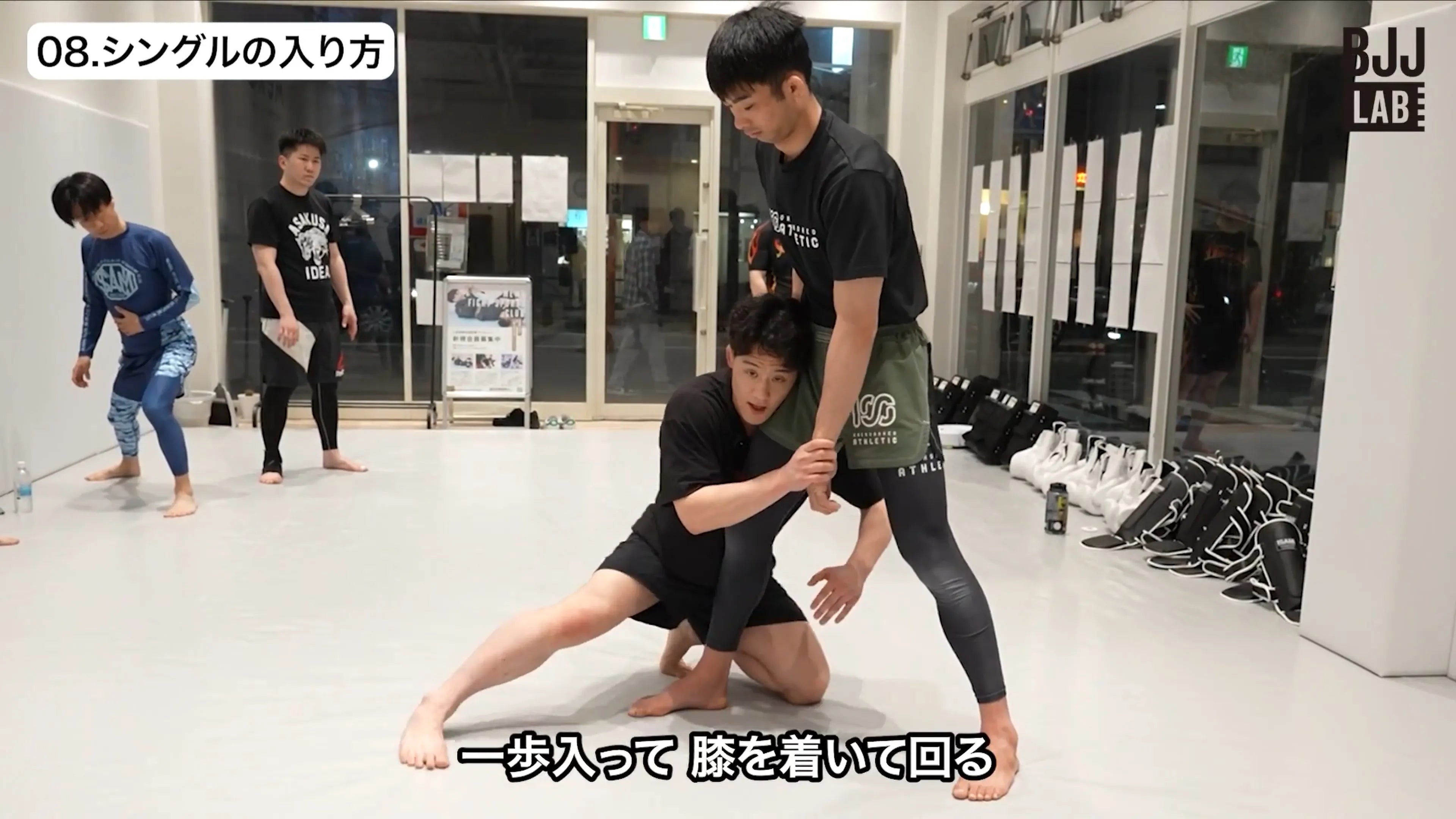 グラップリングにアジャストした両足&片足タックル｜安楽龍馬