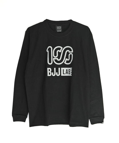 BJJ LAB × 100A HEAVYWEIGHT L/S TOP_Black