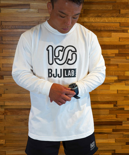 BJJ LAB × 100A HEAVYWEIGHT L/S TOP_White